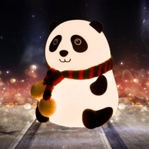 Silicon Panda Lamp, Panda Light Silicon, Silicon Panda Night Light, Gift For Birthday Boys/Girls, (Panda Lamp)