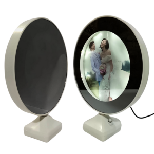 Magic Photo Frame And Mirror, Home Decor, Birthday,  Valentine, Office, Wedding Gift, Tabletop, White