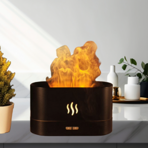 Flame Humidifier| Cool Mist Humidifier For Office, Bedroom, Livingroom, Home, Car