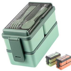 Double Decor Lunch Box - Stylish, Durable, and Spacious Food Storage for On-the-Go Meals
