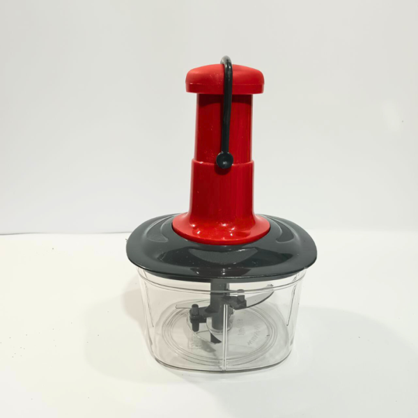 2-in-1 Hand Press Chopper 650ML | Manual Hand Press Push Chopper for Effortless Food Preparation - Image 3