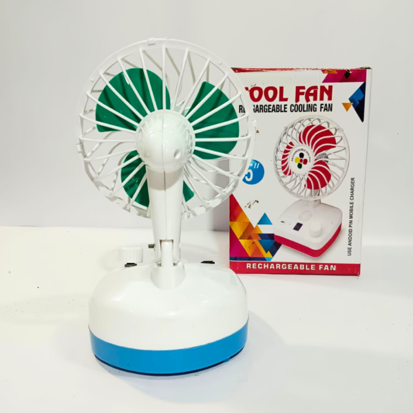 Rechargeable Cool Breeze Fan – Portable & Powerful Cooling - Image 3