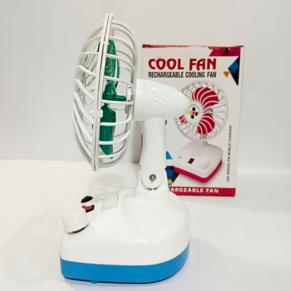 Rechargeable Cool Breeze Fan – Portable & Powerful Cooling - Image 5