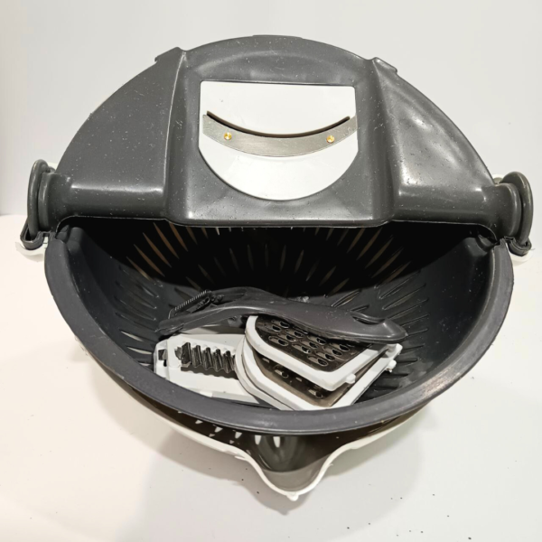 9-in-1 Wet Basket Vegetable Cutter – Multi-Purpose Kitchen Tool with Built-In Washing Function - Image 4