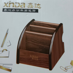 Elegant Wooden Pen Stand for Desk – Premium Wood Pen Holder for Office & Table