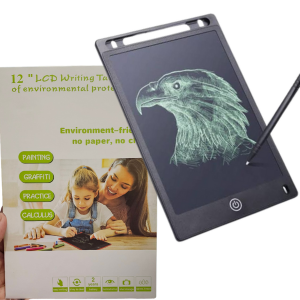 Magic LCD Pad 12-Inch Writing & Drawing Board – Erasable & Portable
