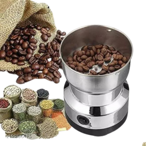 Nima Steeles Steel Multipurpose Electric Grinder – Coffee Maker, Mini Spice & Masala Mixer Grinder | High-Performance, Compact & Durable