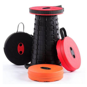 Portable Telescopic Travel Stool – Adjustable, Lightweight & Compact Seat for Camping, Hiking & Outdoor Adventures