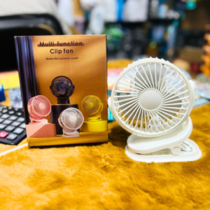 Multi-Function Clip Fan | Portable Desktop & Travel Mini Fan | USB Powered
