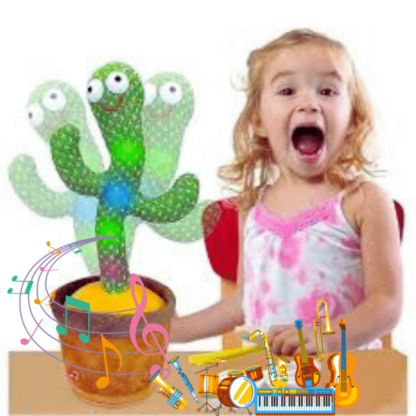 Groovy Dancing Cactus Toy – Singing & Wiggling Fun for Kids! - Image 2